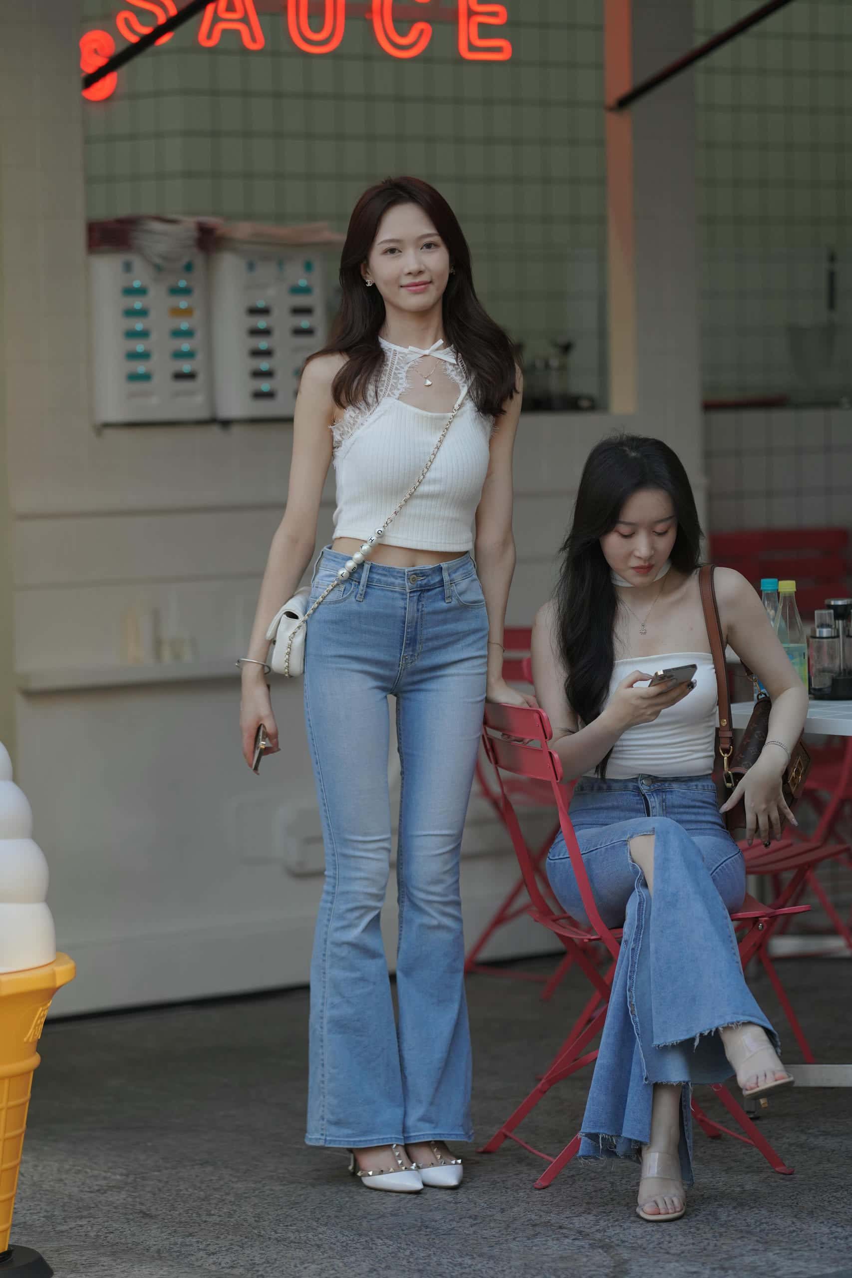 图片[3]-P0285 喇叭牛仔裤搭配【102P1V】1.72GB-素人网