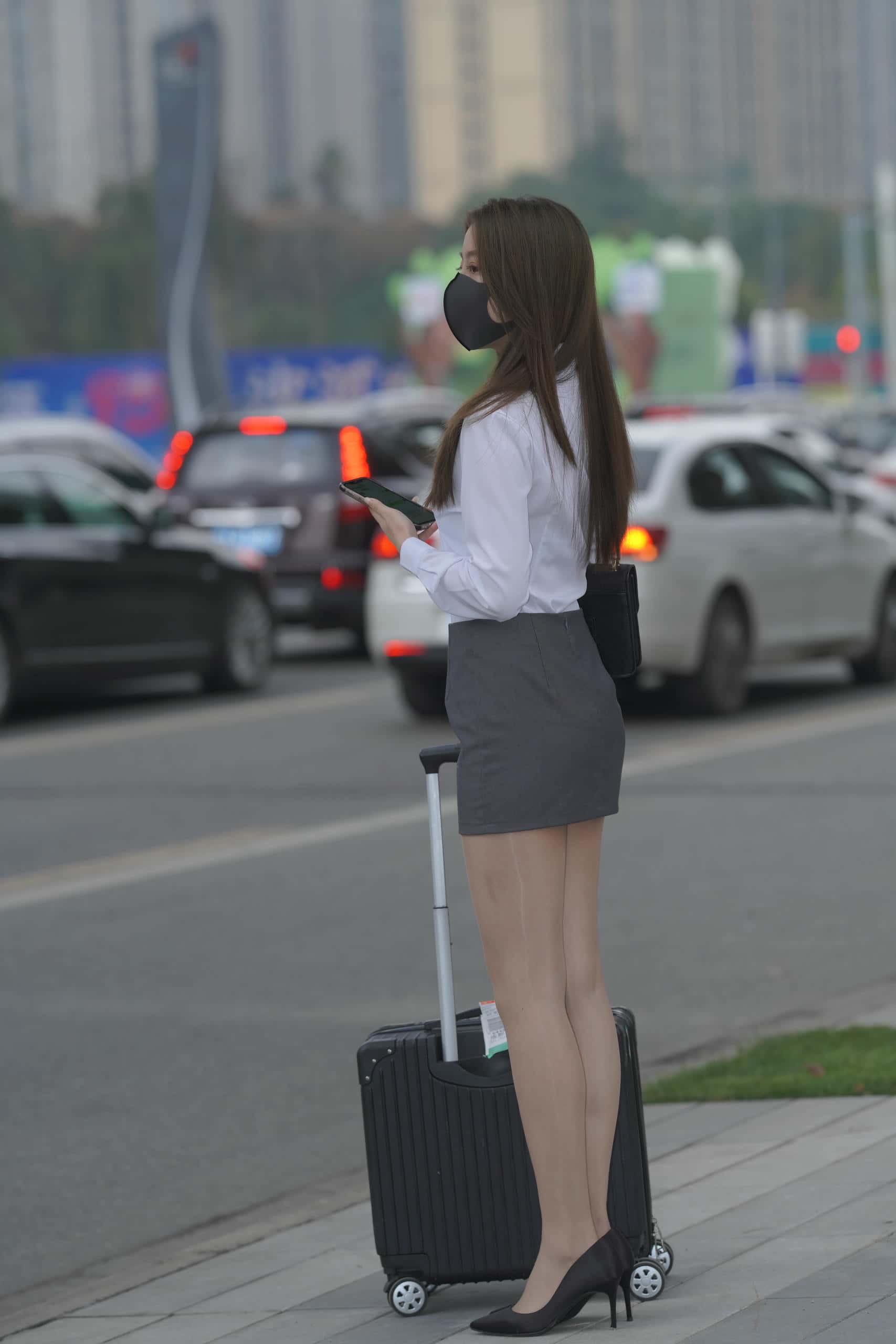 图片[1]-P0267 包臀裙丝袜高跟美女【385P】15.6GB-素人网