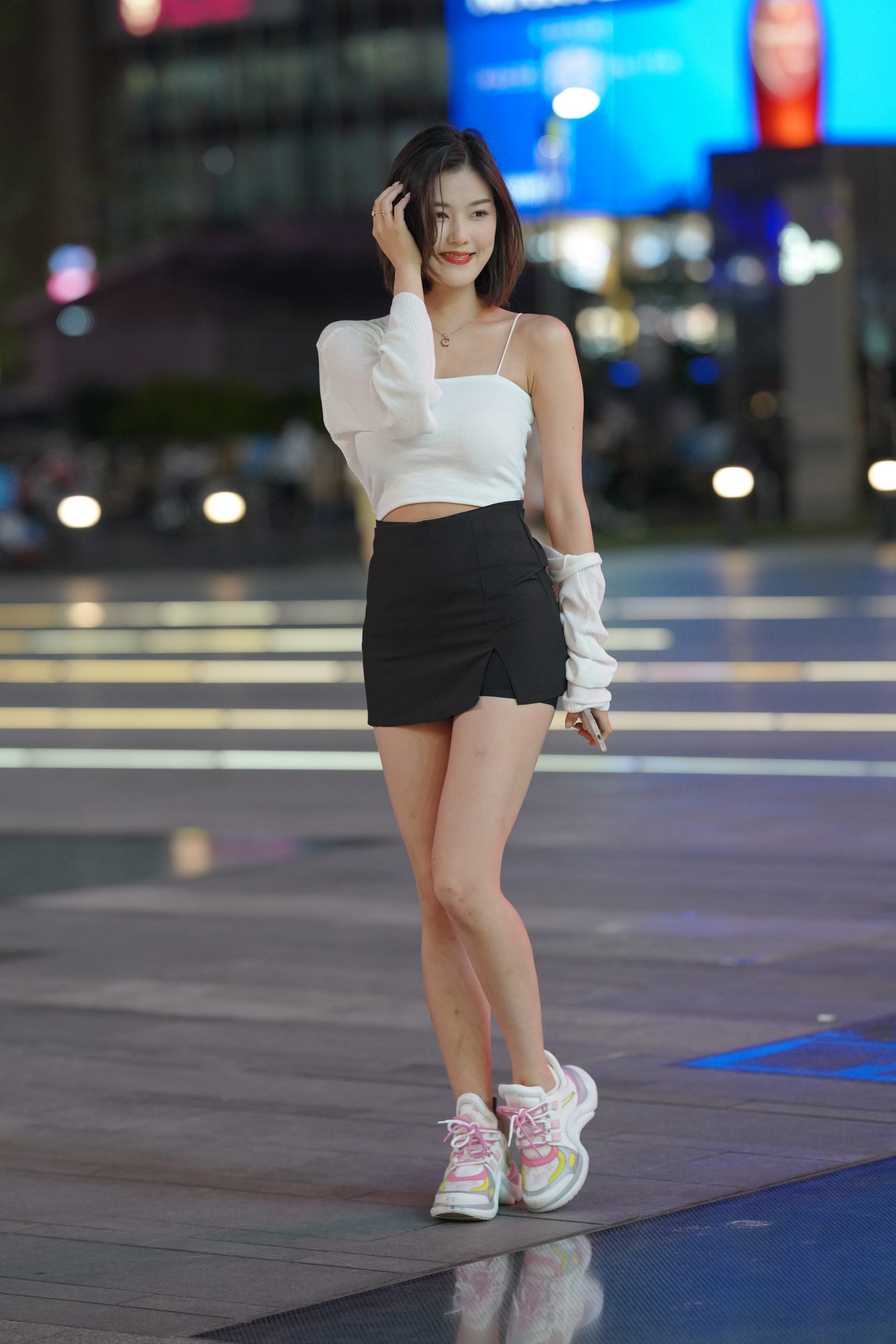 图片[2]-P0426 青春黑白搭配【155P1V】2.55GB-素人网